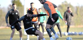 Konyaspor kupa ve lig maçı hazırlıklarını sürdürdü