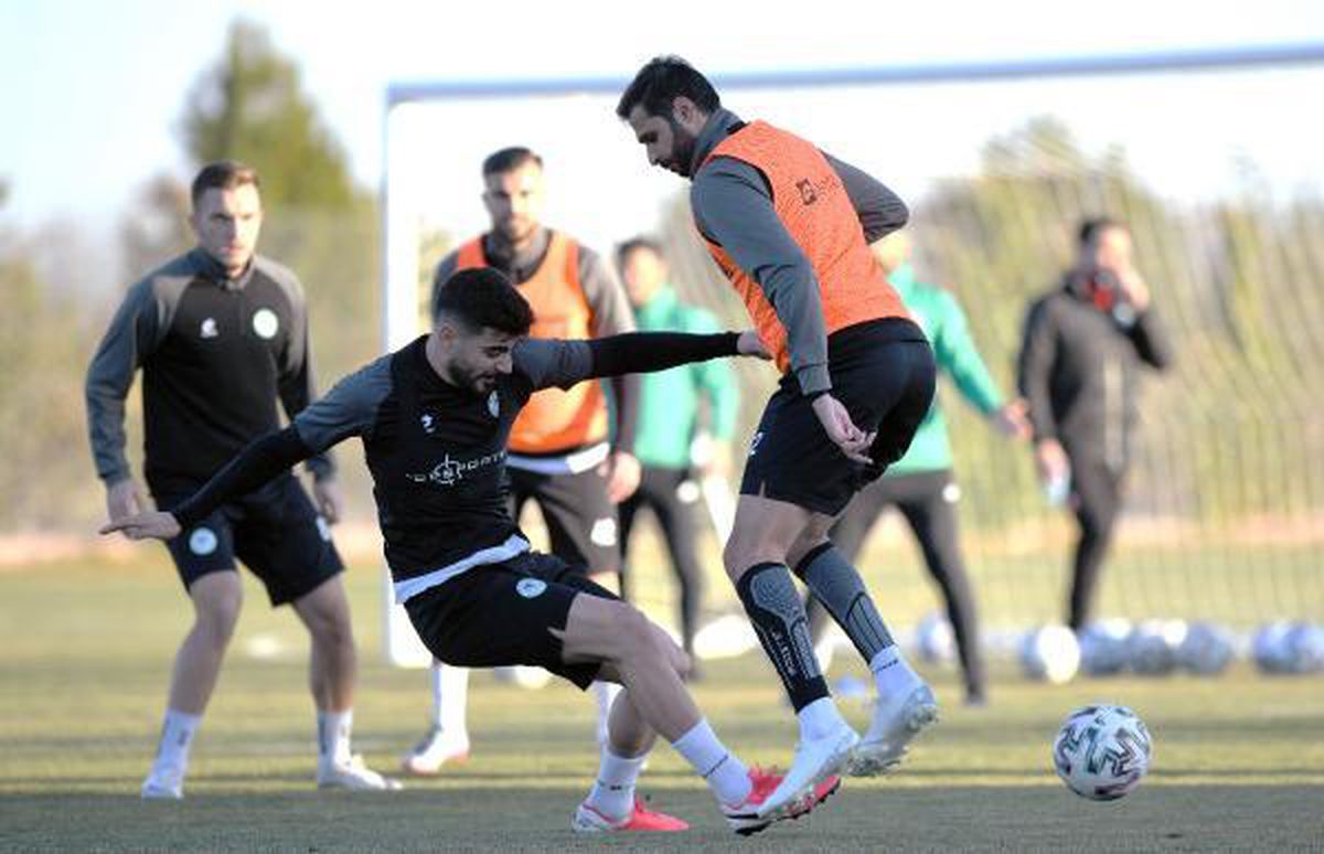 Konyaspor kupa ve lig maçı hazırlıklarını sürdürdü