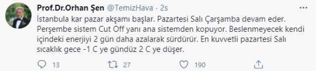 Meteoroloji uzmanlarından art arda uyarılar: İstanbul pazar gününden itibaren bir hafta boyunca kara gömülecek