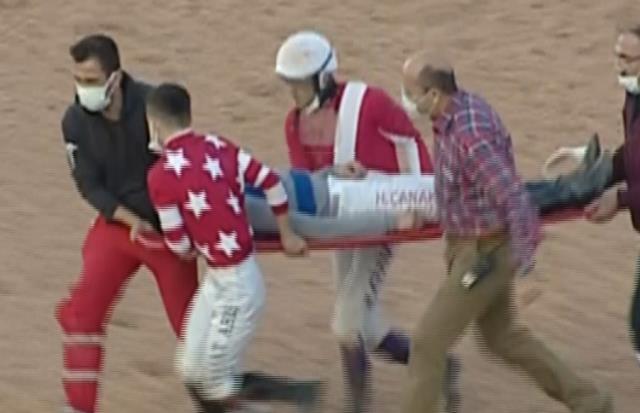 The jockey, whose tongue fell into his throat during the race, brought his colleague back to life