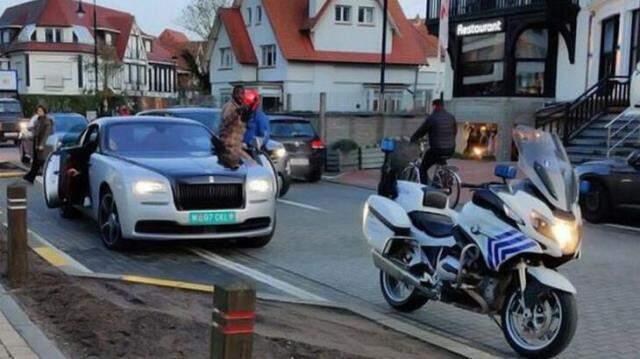 Diagne, whose vehicle was seized in Belgium, was given a 12-day driving ban and a 1040 euro fine Diagne, whose vehicle was seized in Belgium, was given a 12-day driving ban and a 1040 euro fine