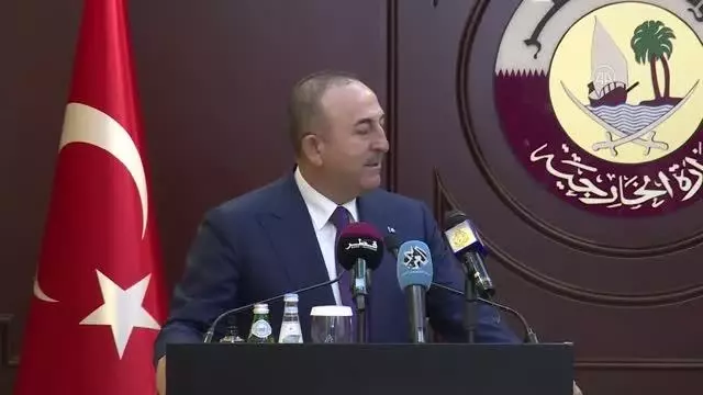 Dışişleri Bakanı Çavuşoğlu, Katarlı mevkidaşı Al Sani ile ortak basın toplantısında konuştu Açıklaması