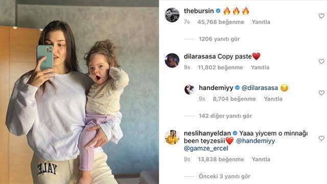 Hande Erçel'in duş sonrası ıslak saçlı paylaşımı olay yarattı