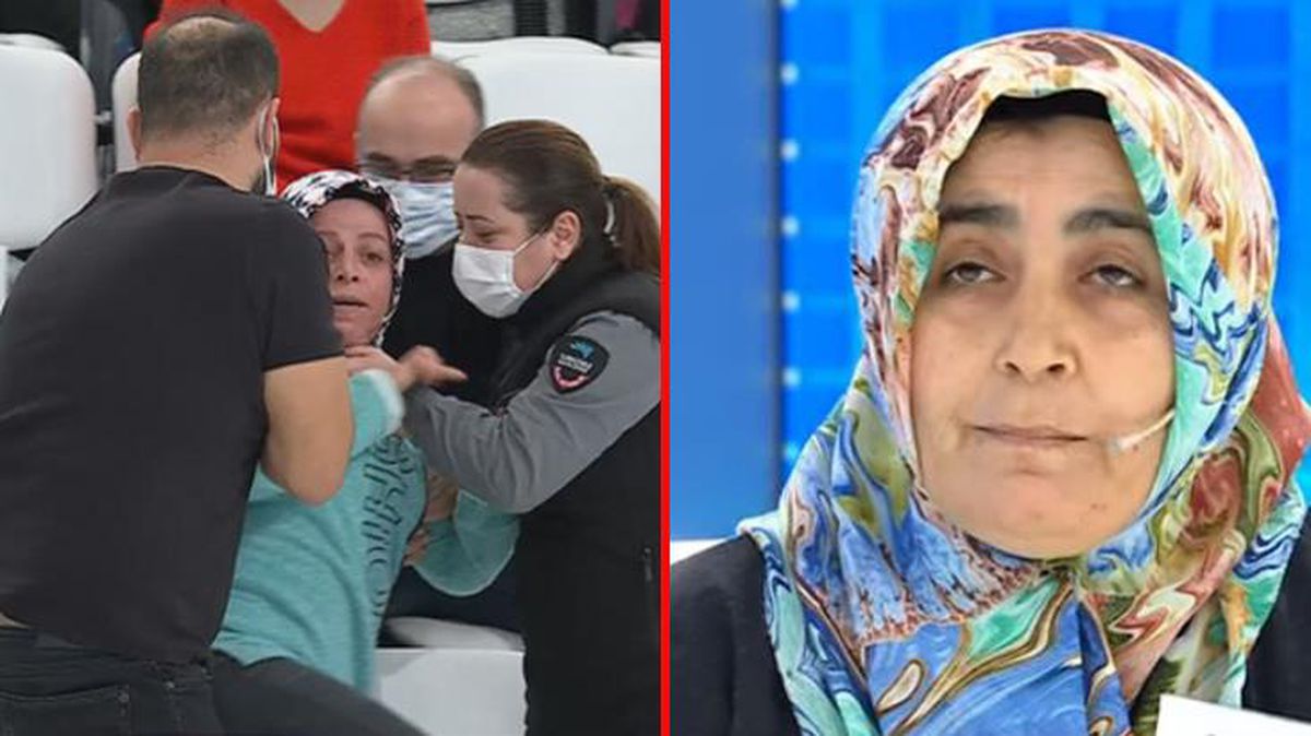 Müge Anlı'da olay çıktı! Canlı yayında kocasının kaçtığı kadınla yüzleşince, sinir krizi geçirdi