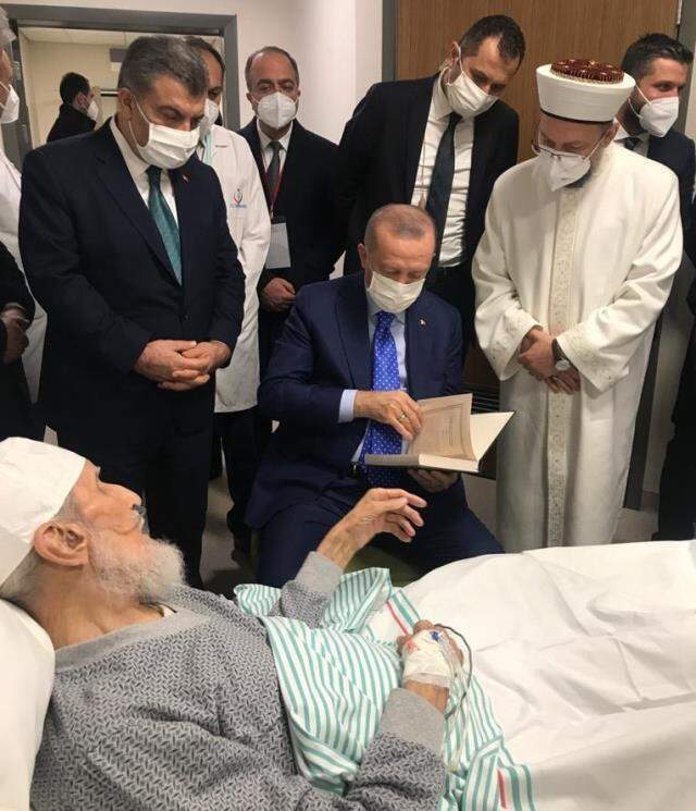 Cumhurbaşkanı Erdoğan'ın ziyaret ettiği kanaat önderi Hafız Abdullah Nazırlı hayatını kaybetti