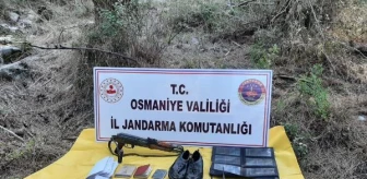 Osmaniye'de PKK sığınağında silah, mühimmat ve örgütsel doküman ele geçti