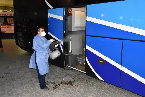 Son dakika haberleri: Kırıkkale'de yolcu otobüsünde koronavirüs paniği