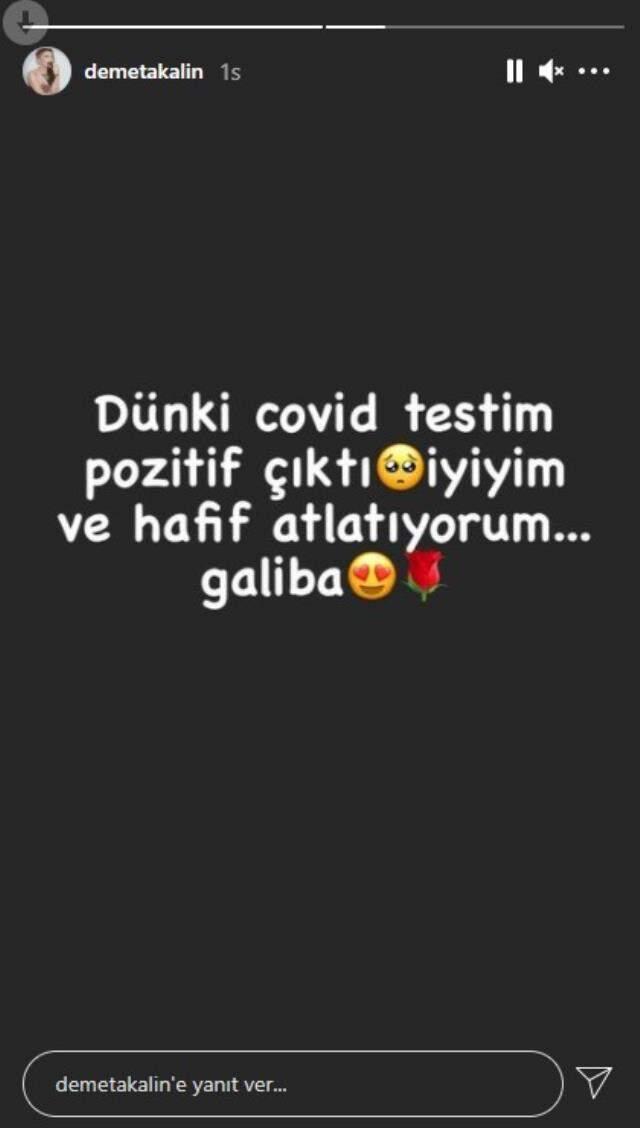 Ünlü şarkıcı Demet Akalın koronavirüse yakalandı Ünlü şarkıcı Demet Akalın koronavirüse yakalandı