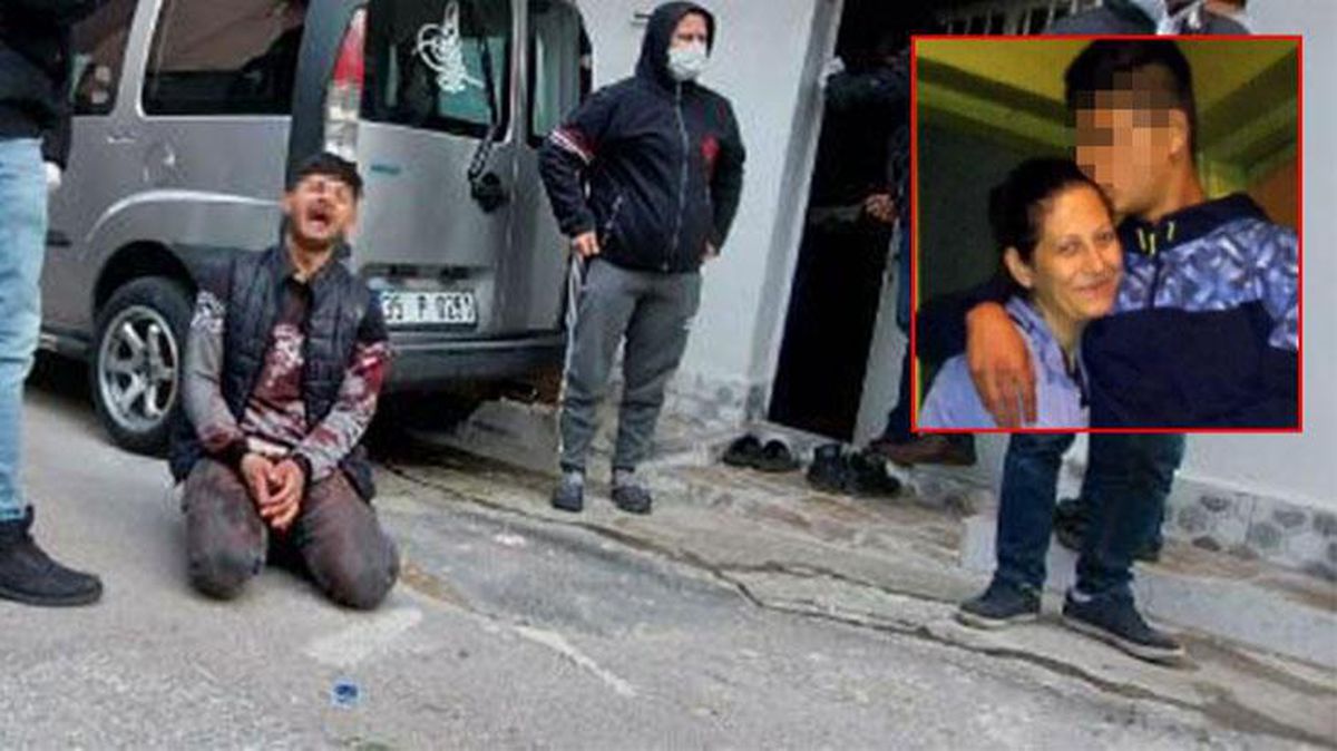 Evinde boğazı kesik halde ölü bulunan kadının oğlu gözaltına alındı