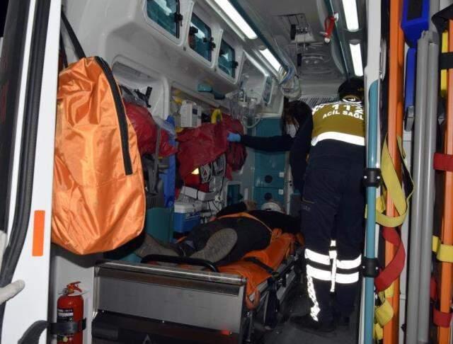 'Hava almaya gideceğim' diyen taksiciyi arkadaşları son anda ipten aldı