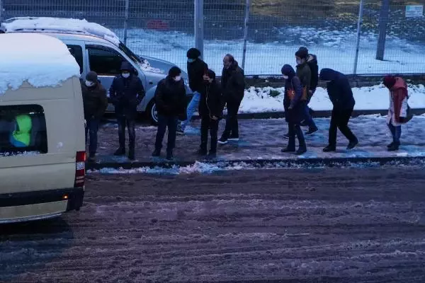İstanbul'da toplu taşımada yoğunluk İstanbul'da toplu taşımada yoğunluk