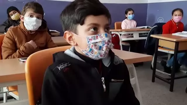 Köy okullarında yüz yüze eğitime başlandı Köy okullarında yüz yüze eğitime başlandı