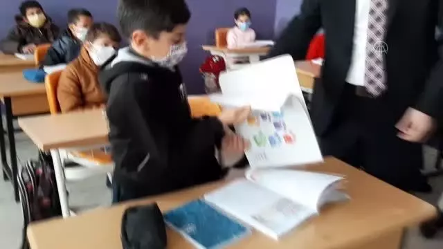 Köy okullarında yüz yüze eğitime başlandı Köy okullarında yüz yüze eğitime başlandı