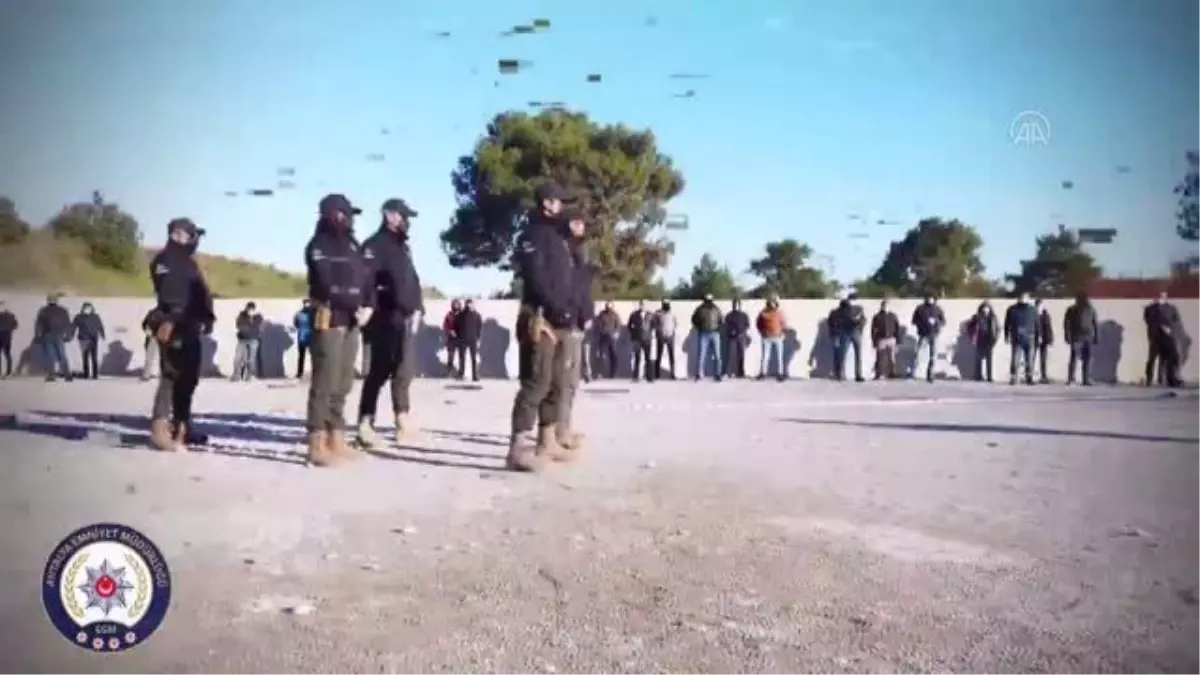 Antalya Emniyetinin sosyal medya hesabından paylaşılan 'atış eğitimi klibi' beğeni topladı