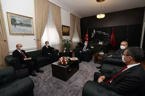 Bakanlar Akar ve Soylu'dan, Kılıçdaroğlu'na ziyaret (2) Bakanlar Akar ve Soylu'dan, Kılıçdaroğlu'na ziyaret (2)