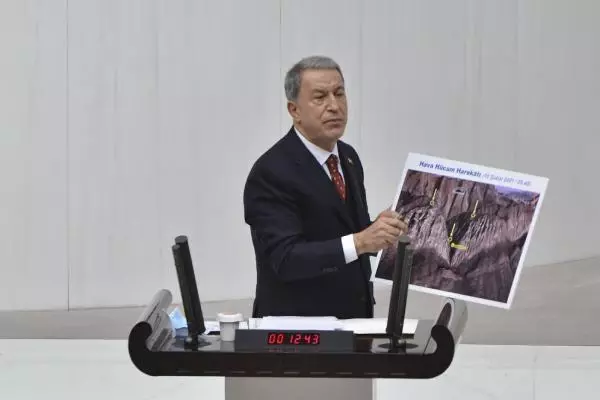 Bakanlar Akar ve Soylu, Meclis'te Gara operasyonunu anlattı Bakanlar Akar ve Soylu, Meclis'te Gara operasyonunu anlattı