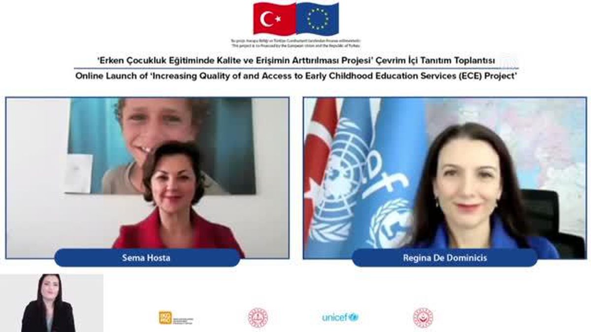 Erken Çocukluk Eğitiminde Kalite ve Erişimin Artırılması Projesi'nin çevrim içi tanıtım toplantısı