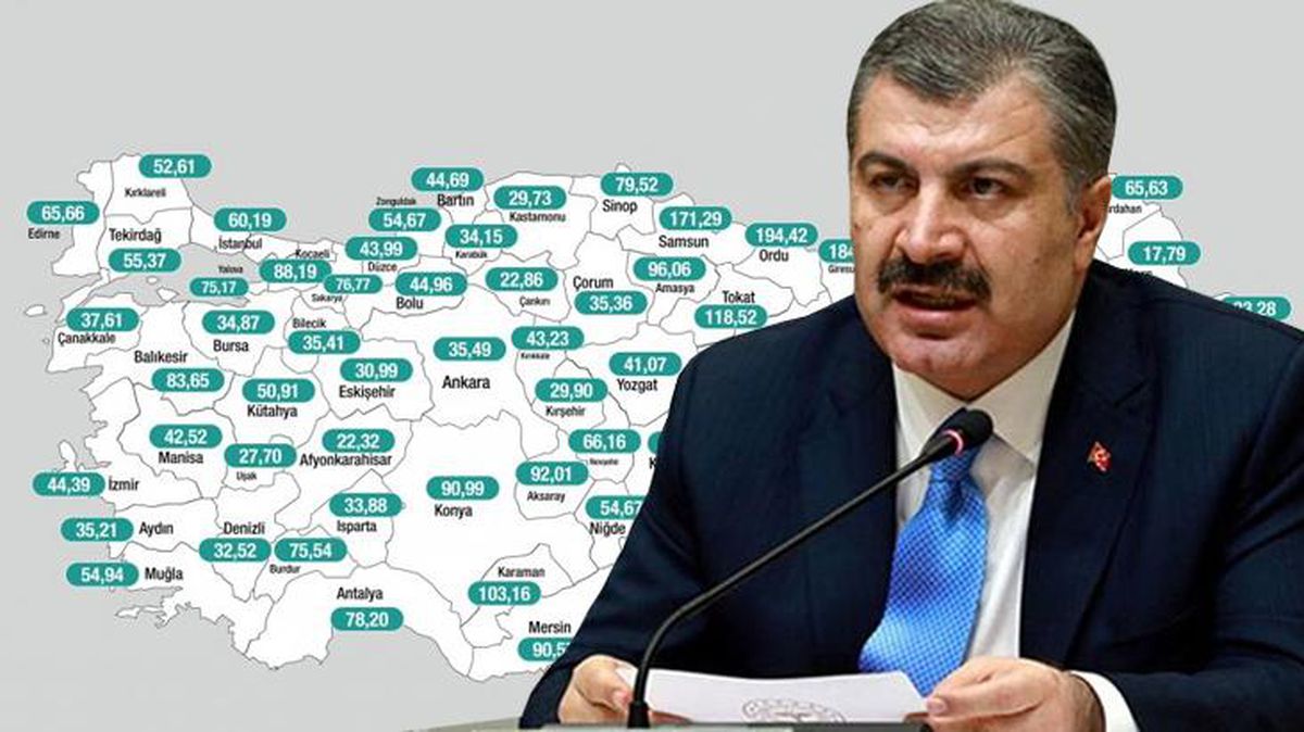 Vaka sayılarının paylaşıldığı haritada bir ilimizin adını yazmayı unuttular, espriler havada uçuşuyor