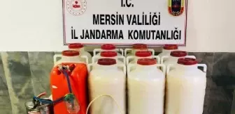 Mersin'de 485 litre sahte içki ele geçirildi