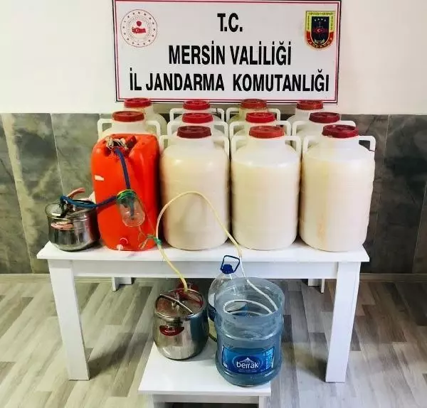 Mersin�de 485 litre sahte içki ele geçirildi Haberler
