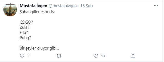 Şahangiller espor sektöründe yerini almak istiyor
