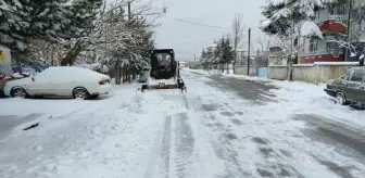 Seydişehir'de kar kalınlığı, 20 santim oldu