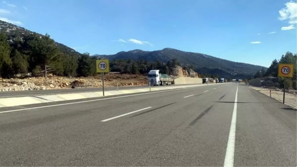 Antalya-Konya karayoluna ağır tonajlı araçların geçişine izin verilmiyor (2)