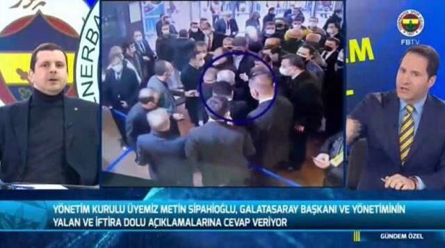 Fenerbahçe yöneticisi Metin Sipahioğlu, G.Saray'ın derbi ile ilgili iddialarına görüntülerle tek tek yanıt verdi Fenerbahçe yöneticisi Metin Sipahioğlu, G.Saray'ın derbi ile ilgili iddialarına görüntülerle tek tek yanıt verdi