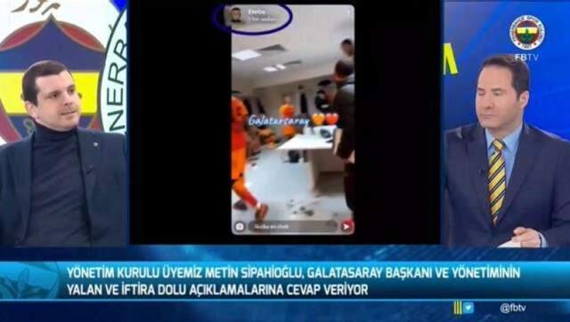 Fenerbahçe yöneticisi Metin Sipahioğlu, G.Saray'ın derbi ile ilgili iddialarına görüntülerle tek tek yanıt verdi Fenerbahçe yöneticisi Metin Sipahioğlu, G.Saray'ın derbi ile ilgili iddialarına görüntülerle tek tek yanıt verdi