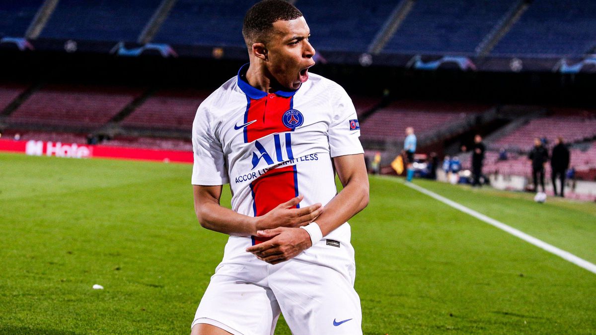 Kylian Mbappe, Barcelona'ya Camp Nou'da hat-trick yapan ikinci futbolcu oldu
