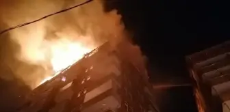 Sürmene'de korkutan yangın