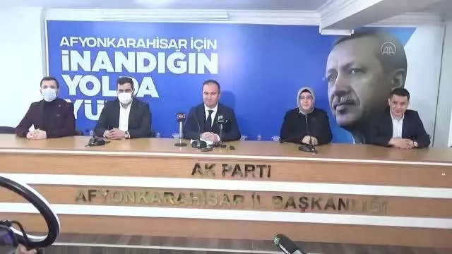 AFYONKARAHİSAR - AK Parti İl Başkanlığı basın toplantısı AFYONKARAHİSAR - AK Parti İl Başkanlığı basın toplantısı