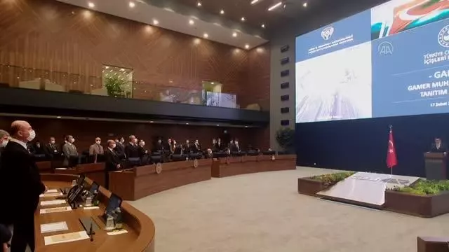 Bakan Soylu, GAMER Muhabere Sistemi'nin tanıtım toplantısına katıldı Bakan Soylu, GAMER Muhabere Sistemi'nin tanıtım toplantısına katıldı