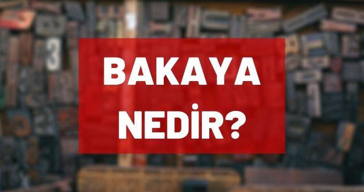 Bakaya nedir, bakaya suçu ne anlama gelmekte? 2021 bakaya cezası ne kadar? Bakaya ne demek?