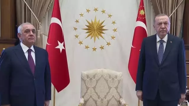 Son dakika haberi... Cumhurbaşkanı Erdoğan, Azerbaycan Başbakanı Asadov'u kabul etti Son dakika haberi... Cumhurbaşkanı Erdoğan, Azerbaycan Başbakanı Asadov'u kabul etti
