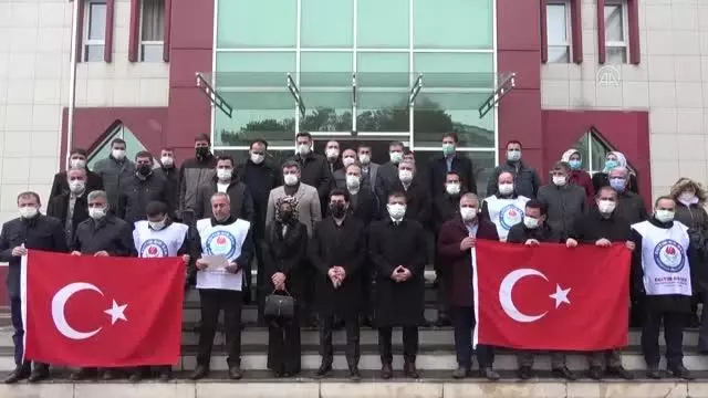Son dakika! Gara'da 13 Türk vatandaşının şehit edilmesine tepki yürüyüşü (3) Son dakika! Gara'da 13 Türk vatandaşının şehit edilmesine tepki yürüyüşü (3)