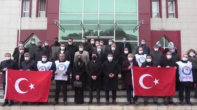Son dakika! Gara'da 13 Türk vatandaşının şehit edilmesine tepki yürüyüşü (3) Son dakika! Gara'da 13 Türk vatandaşının şehit edilmesine tepki yürüyüşü (3)