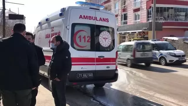 KIRIKKALE - Tüp yüklü kamyonet yandı KIRIKKALE - Tüp yüklü kamyonet yandı