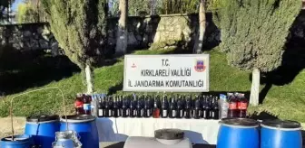 Son dakika haberi! Kırklareli'de 900 litre sahte içki ele geçirildi