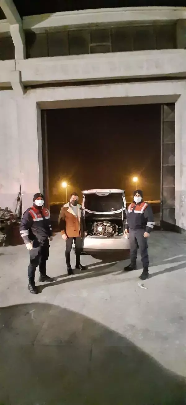 Malatya'da çalınan tekne motoru, Elazığ'da bulundu Malatya'da çalınan tekne motoru, Elazığ'da bulundu
