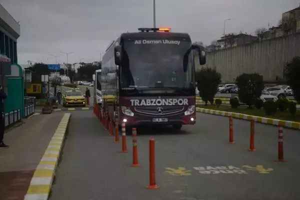 Trabzonspor, 11 eksikle İstanbul'a gitti Trabzonspor, 11 eksikle İstanbul'a gitti