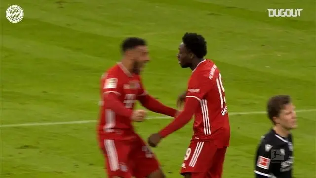 Alphonso Davies'in Arminia Bielefeld'e Attığı Gol Alphonso Davies'in Arminia Bielefeld'e Attığı Gol