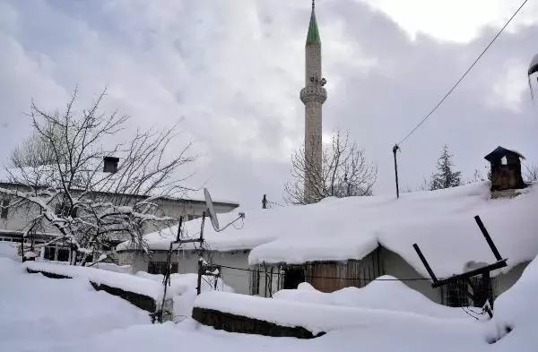Bitlis'te 115 köy yolu, kardan kapandı Bitlis'te 115 köy yolu, kardan kapandı