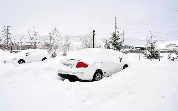Bitlis'te 115 köy yolu, kardan kapandı Bitlis'te 115 köy yolu, kardan kapandı