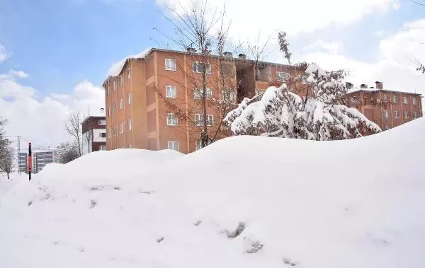 Bitlis'te 115 köy yolu, kardan kapandı Bitlis'te 115 köy yolu, kardan kapandı