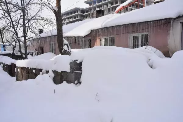 Bitlis'te 115 köy yolu, kardan kapandı Bitlis'te 115 köy yolu, kardan kapandı