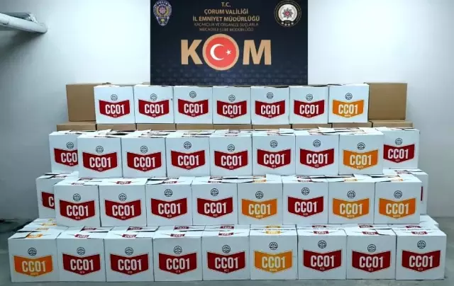 1 milyon 400 bin bandrolsüz boş makaron ele geçirildi 1 milyon 400 bin bandrolsüz boş makaron ele geçirildi