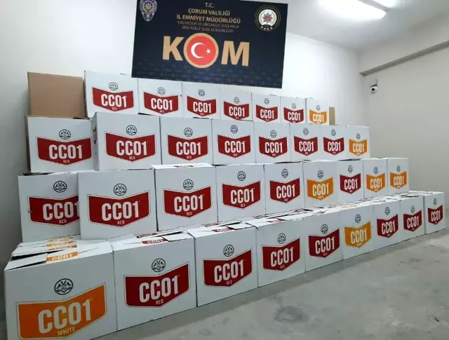 1 milyon 400 bin bandrolsüz boş makaron ele geçirildi 1 milyon 400 bin bandrolsüz boş makaron ele geçirildi