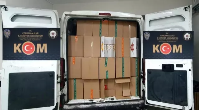 1 milyon 400 bin bandrolsüz boş makaron ele geçirildi 1 milyon 400 bin bandrolsüz boş makaron ele geçirildi