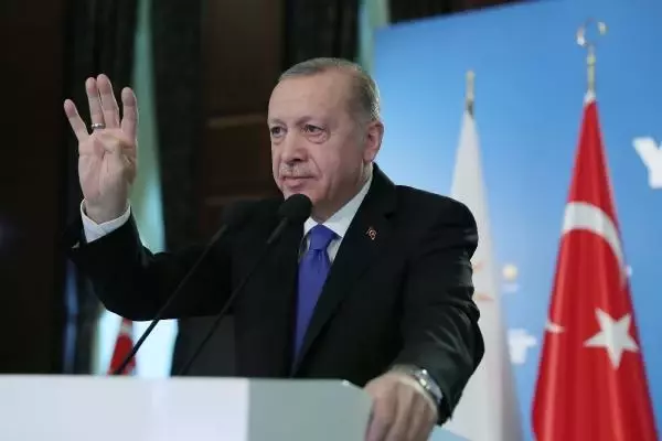 Cumhurbaşkanı Erdoğan, AK Parti Şanlıurfa İl Kadın Kolları 6. Olağan kongresine canlı bağlantı ile katıldı (2) Cumhurbaşkanı Erdoğan, AK Parti Şanlıurfa İl Kadın Kolları 6. Olağan kongresine canlı bağlantı ile katıldı (2)